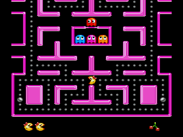Ms Pac-Man - SNES game screenshot (1996) by Midway